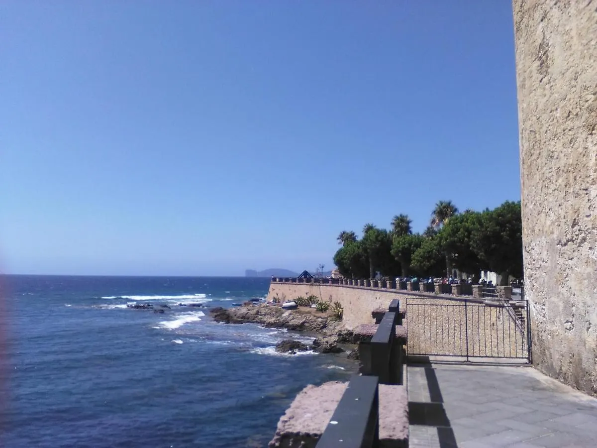 Piazza Ginnasio Affittacamere Alghero Olaszország